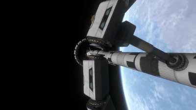 In response to u/TASC_Aerospace and u/Coyote-Foxtrot, I present, the dumbest was to build a ring station. Double Ring, Single Launch, KAL Controlled.