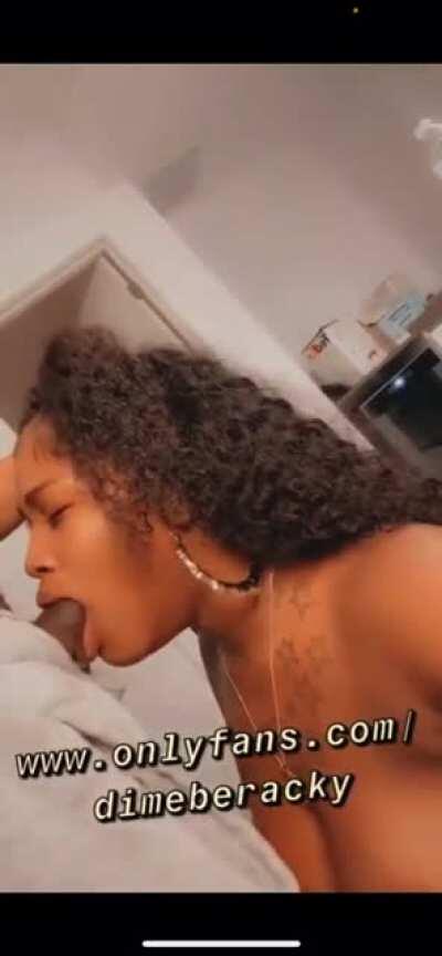 Deep Throat with a smile 😁