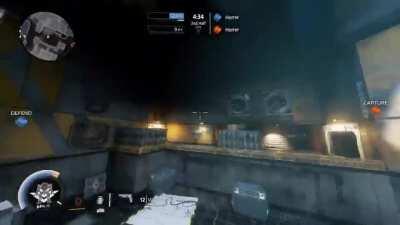 The smart pistol can explode grenades mid-air. Using that knowledge I got this sick frag grenade kill