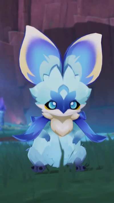 The Iktomisaurus Chick is trying his best!