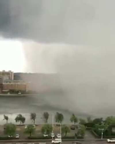 The rain clouds that are like thay are both fun and scary lol.