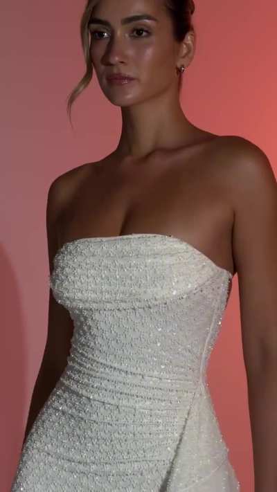 Ariavela embellished ruffled mini | IG November 2024 