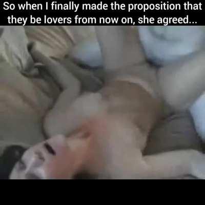 Husband films wife and son