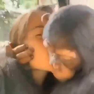 Rare footage of Human achieving Monke