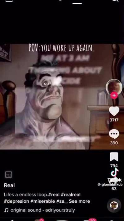 Real (my head looks like this 24/7)