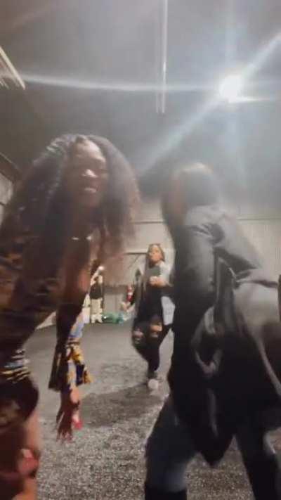 Twerking with friends