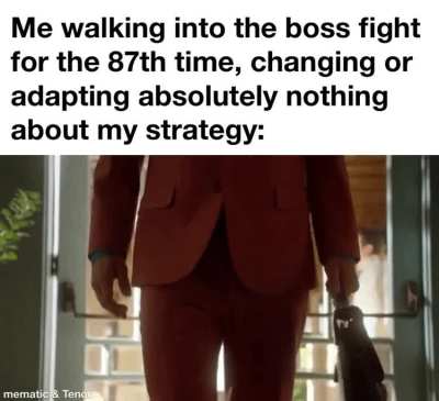 He'll get tired eventually!