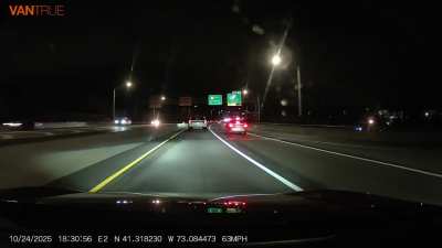 Thankfully was already in the process of making a lane change so I was ready to move over [OC]