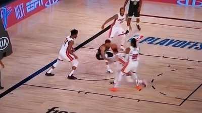 Jimmy pulls the chair out from Giannis 🔥🔥🔥