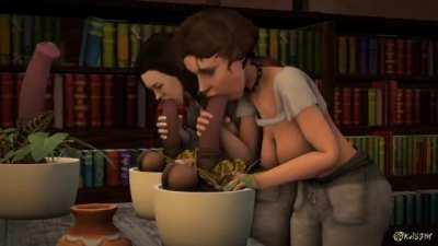 Gardening with a friend