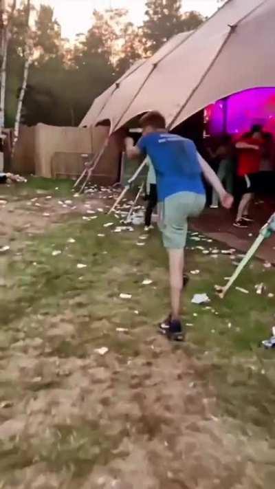 This dance move is known as the 'Headless Chicken'