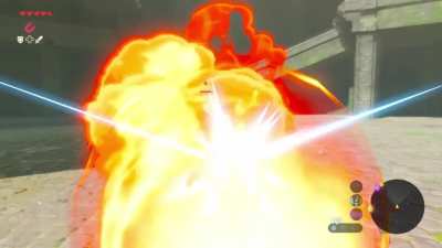 How did I do in an early game Lynel fight?