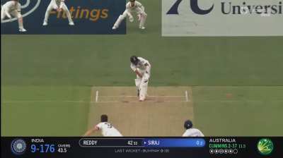 DSP siraj remains not out 