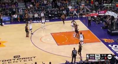 [Highlight] Chris Paul splashes the contested triple right over Gobert to put the finishing touches on the Suns fifth straight win.