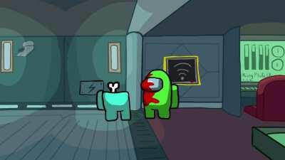 Animation I made, When your crewmate dies during uploads