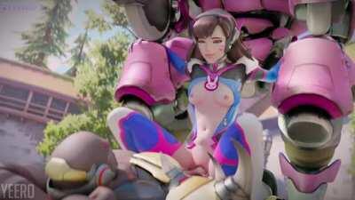 D.Va on top (Yeero, Volkor)