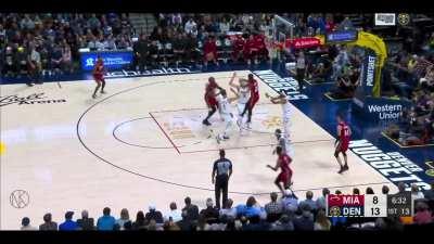 [Highlight] Jokic first quarter defensive highlights. 0 fouls in the span.