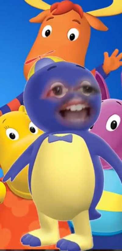 MR. WHITE IM FROM THE KIDS TV SHOW THE BACKYARDIGANS