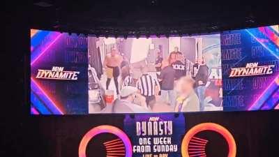 [Dynamite Spoiler] This was the in-arena reaction to the All In Footage