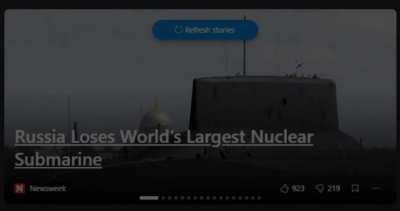 Old news article but still thought this would be great (The Hunt For Red October theme)