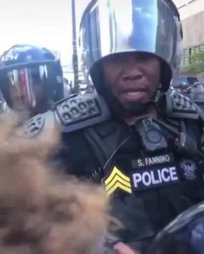 I don't live in USA but this is the right thing good guy police man.