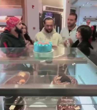 That's it buddy, happy birthday