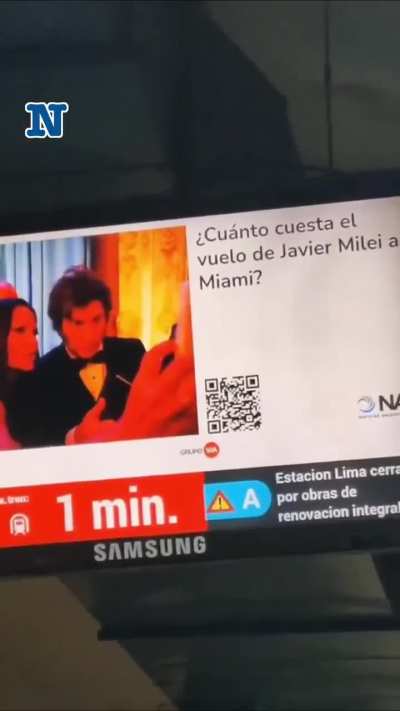 Arrancó campaña de Jorge Macri en el subte de Buenos Aires.
