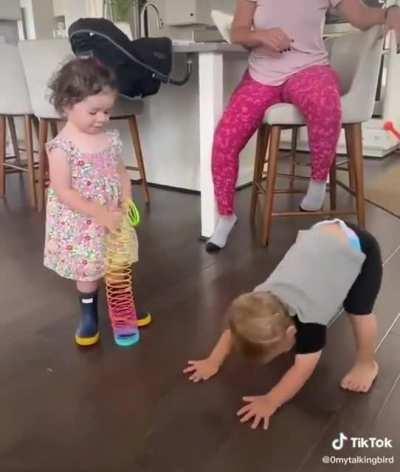 His reaction was the best!