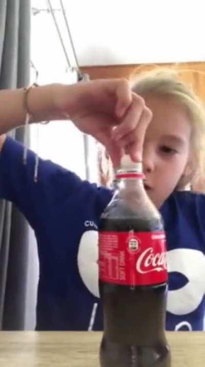 The ol mentos and coke