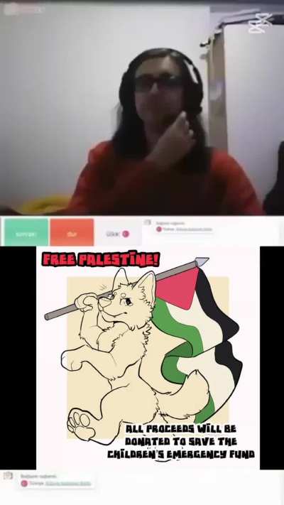 If furrys love palastein send them there and the people will throw them off buildings but there are no buildings in there. -Charlie Kirk