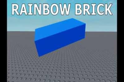 Rainbow Spinning Brick