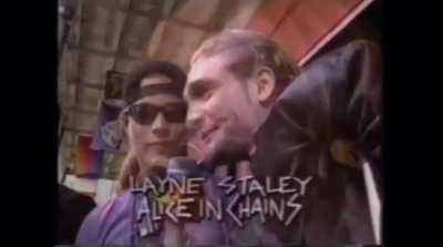 Layne imitating Dave Mustaine lol