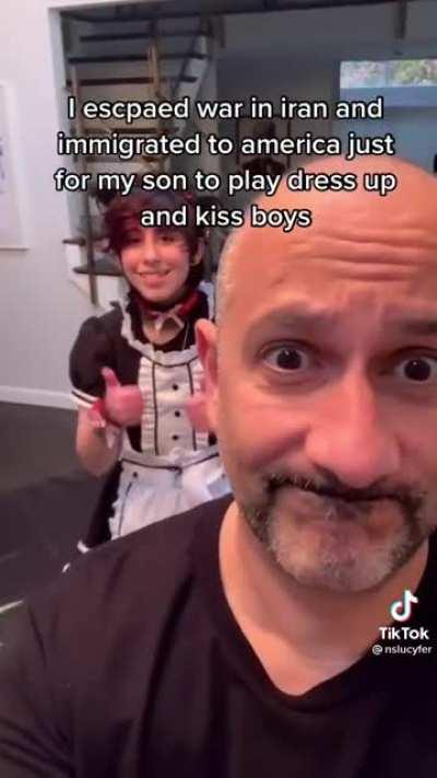 Wubby's dad after he sells a video of his poopy bathroom for 20k