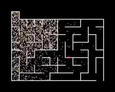 The dumbest way to solve a maze