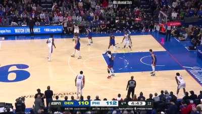 [Highlight] Embiid's 4th quarter shot-making vs the Nuggets