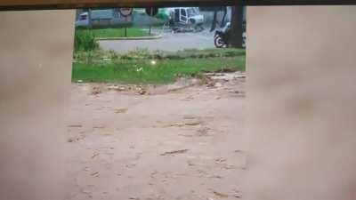 How did he land there?