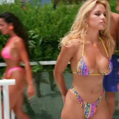 Pamela Anderson in a 1992 episode of Baywatch.
