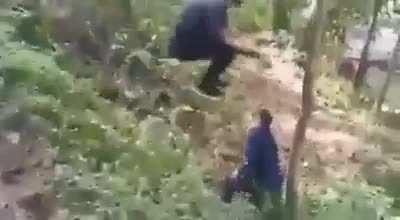 Possibly nepali guys fighting with them wwe meme from r/FightPorn