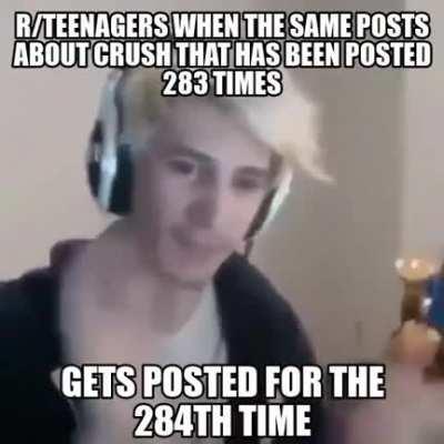 Guys I texted my crush