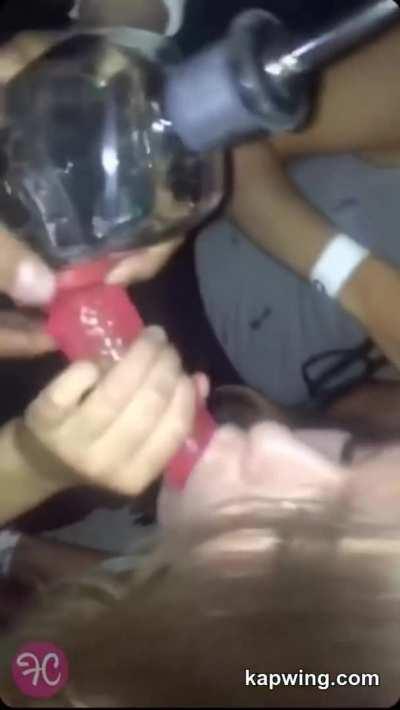 they'll do anything for champagne