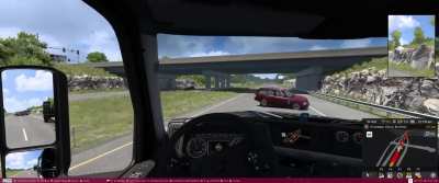 Me and the Bandit breaking the sheriff's roadblock