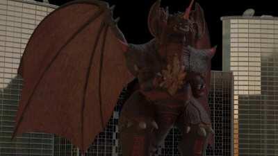 Desoroyah taking a stance