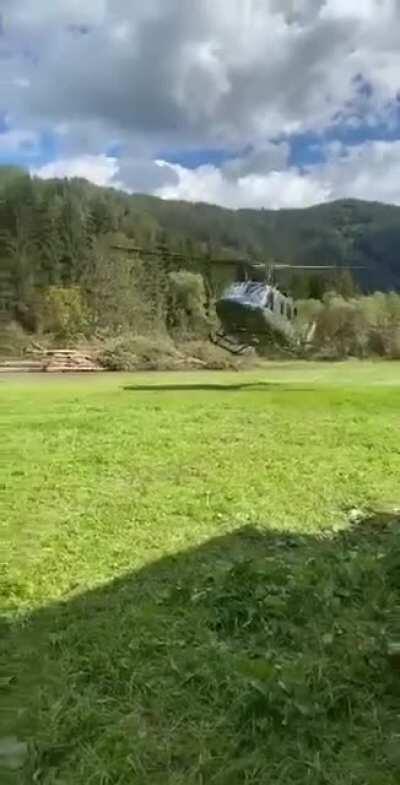 Watch the chopper closely