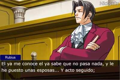 Hice el juicio de Rubius y triple 7 versión Ace Attorney xdd