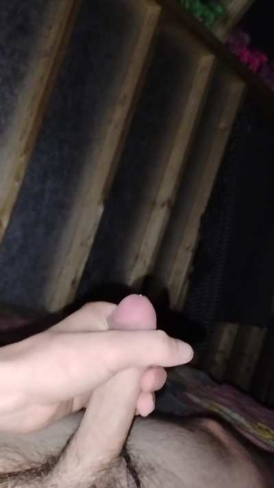 Cumshot up in the air