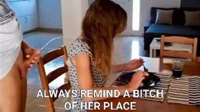 Always remind a bitch of her place 😈