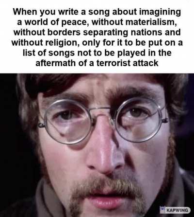 That was literally the point of the song guys...