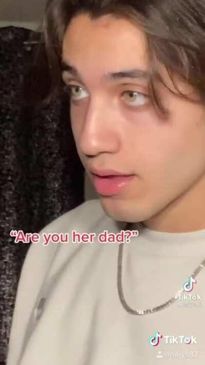 This regular teenage boy is my daddy or whatever