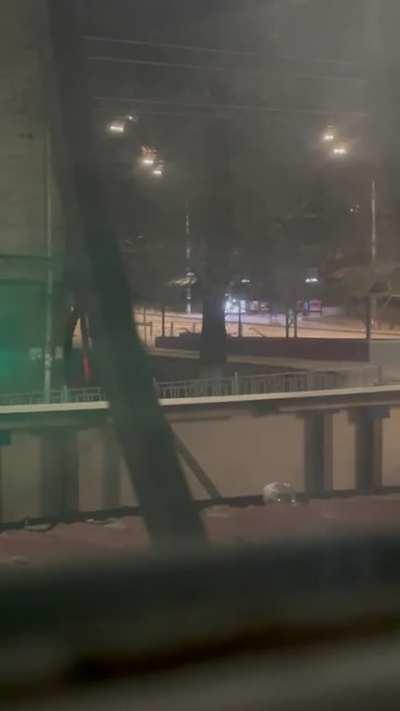 Shooting in Kyiv. No info, minivan under fire