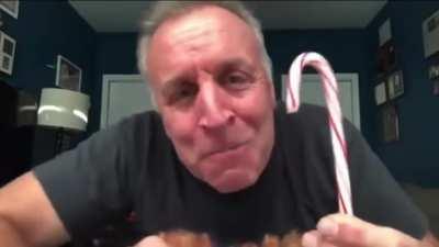 It’s a candy cane!